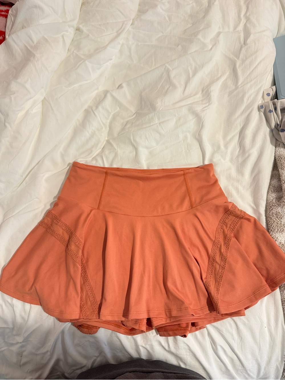 FP Movement by Free People Coral Skater Skirt with Built-In Shorts